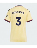 Arsenal Cristhian Mosquera #3 Alternativní Dres pro Dámské 2026-27 Krátký Rukáv